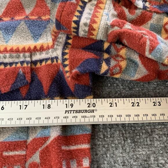 Vintage Express Rider Western Button Up Shirt Mens Medium Aztec Cowboy Rodeo - Picture 6 of 11